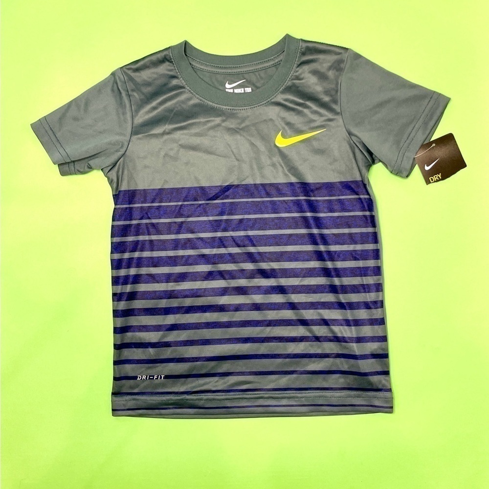Nike Dri-Fit ‘The Nike Tee’ Boys Blue Shirt Size 5